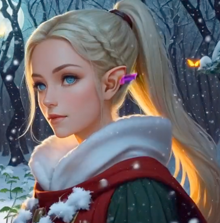 Third Media Web3 Marketing AI Generated blonde anime like character