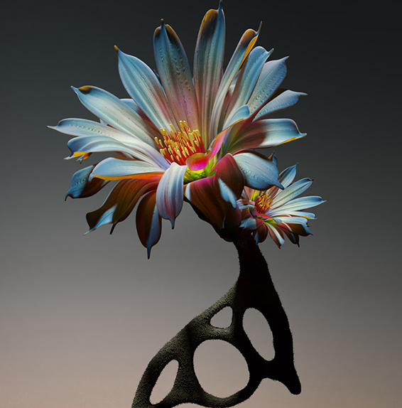 Third Media Web3 Marketing AI generated sunflower like flower