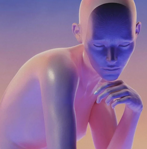 Third Media Web3 Marketing AI Generated human like figure posing